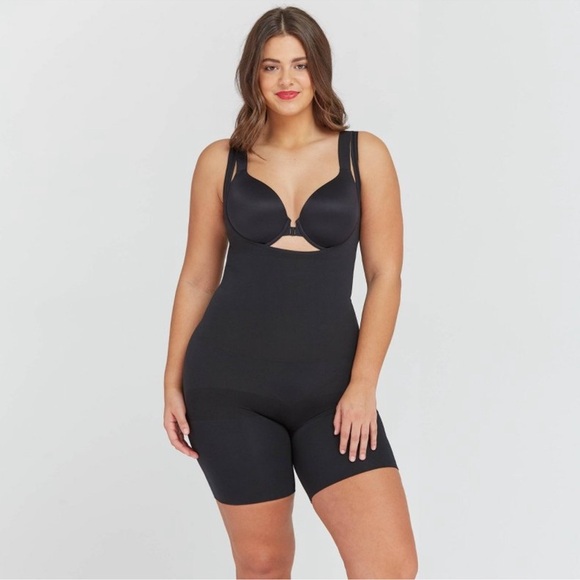 ASSETS by SPANX Women's Remarkable Results All-In-One Body Slimmer - Black XL - Picture 6 of 7